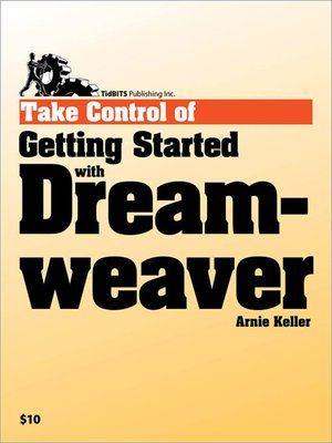 cover image of Take Control of Getting Started with Dreamweaver